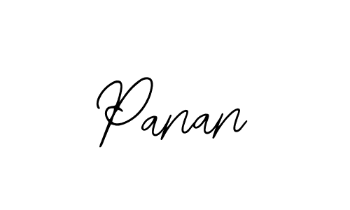 Use a signature maker to create a handwritten signature online. With this signature software, you can design (Bearetta-2O07w) your own signature for name Panan. Panan signature style 12 images and pictures png
