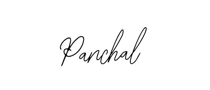 Design your own signature with our free online signature maker. With this signature software, you can create a handwritten (Bearetta-2O07w) signature for name Panchal. Panchal signature style 12 images and pictures png