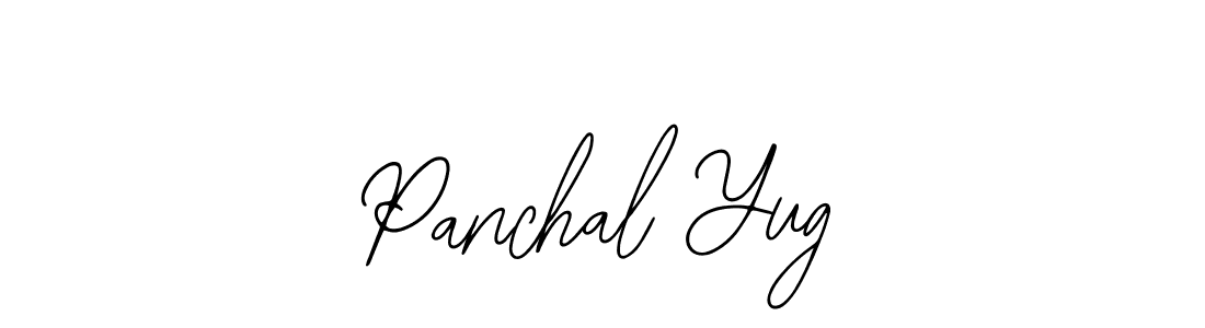 The best way (Bearetta-2O07w) to make a short signature is to pick only two or three words in your name. The name Panchal Yug include a total of six letters. For converting this name. Panchal Yug signature style 12 images and pictures png