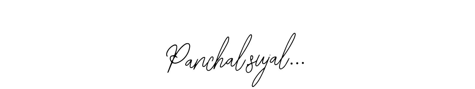 Use a signature maker to create a handwritten signature online. With this signature software, you can design (Bearetta-2O07w) your own signature for name Panchal.sujal.... Panchal.sujal... signature style 12 images and pictures png