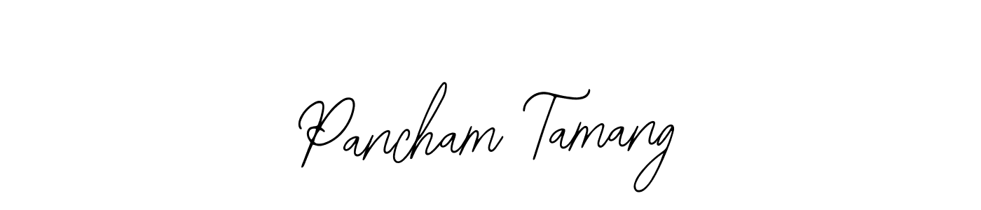 Create a beautiful signature design for name Pancham Tamang. With this signature (Bearetta-2O07w) fonts, you can make a handwritten signature for free. Pancham Tamang signature style 12 images and pictures png