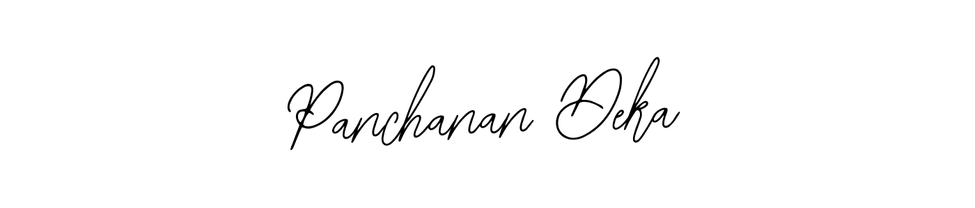 How to Draw Panchanan Deka signature style? Bearetta-2O07w is a latest design signature styles for name Panchanan Deka. Panchanan Deka signature style 12 images and pictures png