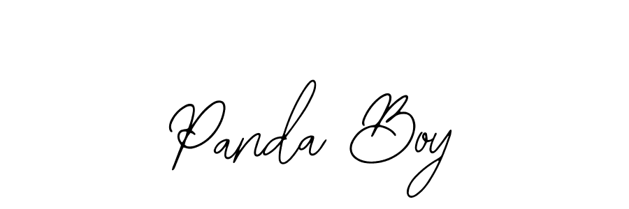 You should practise on your own different ways (Bearetta-2O07w) to write your name (Panda Boy) in signature. don't let someone else do it for you. Panda Boy signature style 12 images and pictures png