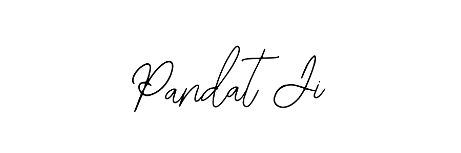 You should practise on your own different ways (Bearetta-2O07w) to write your name (Pandat Ji) in signature. don't let someone else do it for you. Pandat Ji signature style 12 images and pictures png
