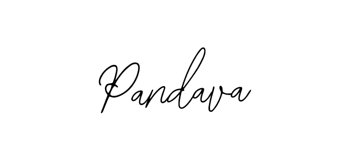 How to make Pandava signature? Bearetta-2O07w is a professional autograph style. Create handwritten signature for Pandava name. Pandava signature style 12 images and pictures png
