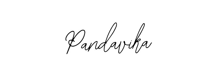 Design your own signature with our free online signature maker. With this signature software, you can create a handwritten (Bearetta-2O07w) signature for name Pandavika. Pandavika signature style 12 images and pictures png
