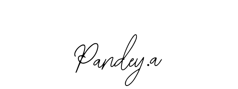 Similarly Bearetta-2O07w is the best handwritten signature design. Signature creator online .You can use it as an online autograph creator for name Pandey.a. Pandey.a signature style 12 images and pictures png