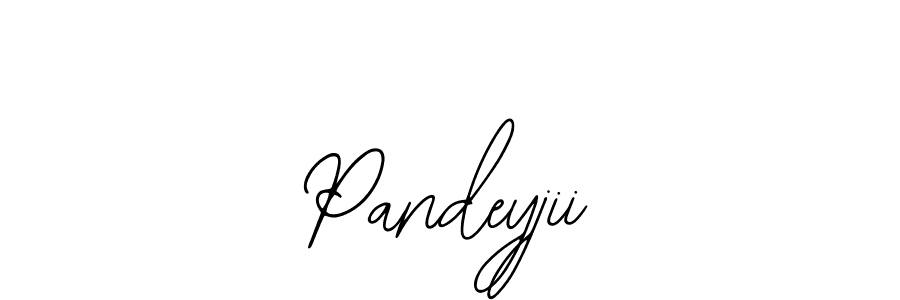 Also we have Pandeyjii name is the best signature style. Create professional handwritten signature collection using Bearetta-2O07w autograph style. Pandeyjii signature style 12 images and pictures png