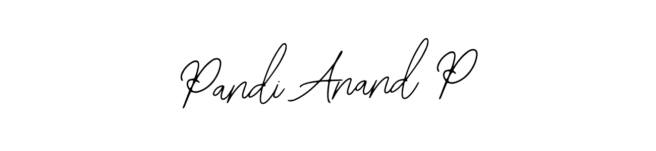Also You can easily find your signature by using the search form. We will create Pandi Anand P name handwritten signature images for you free of cost using Bearetta-2O07w sign style. Pandi Anand P signature style 12 images and pictures png