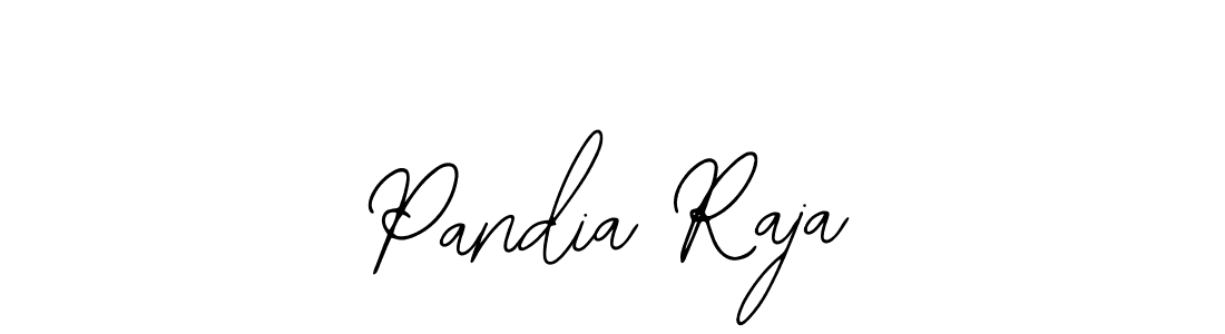 Bearetta-2O07w is a professional signature style that is perfect for those who want to add a touch of class to their signature. It is also a great choice for those who want to make their signature more unique. Get Pandia Raja name to fancy signature for free. Pandia Raja signature style 12 images and pictures png