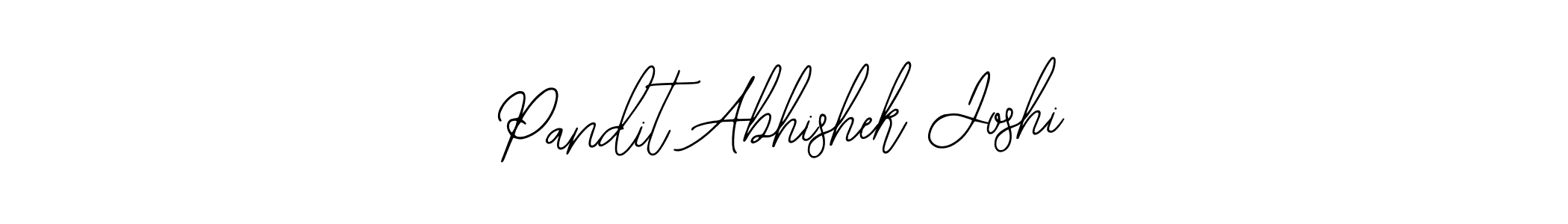 Design your own signature with our free online signature maker. With this signature software, you can create a handwritten (Bearetta-2O07w) signature for name Pandit Abhishek Joshi. Pandit Abhishek Joshi signature style 12 images and pictures png