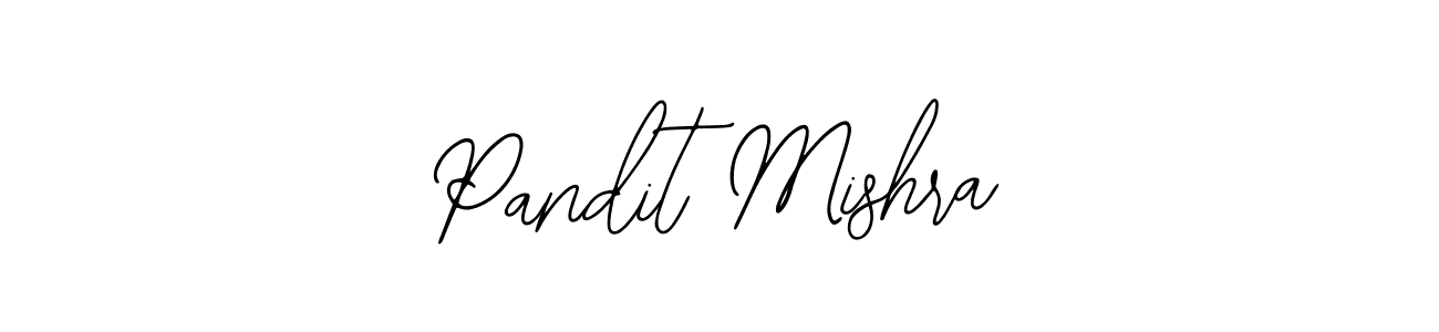 Pandit Mishra stylish signature style. Best Handwritten Sign (Bearetta-2O07w) for my name. Handwritten Signature Collection Ideas for my name Pandit Mishra. Pandit Mishra signature style 12 images and pictures png