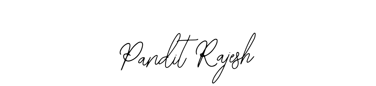 Use a signature maker to create a handwritten signature online. With this signature software, you can design (Bearetta-2O07w) your own signature for name Pandit Rajesh. Pandit Rajesh signature style 12 images and pictures png