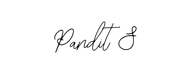 Design your own signature with our free online signature maker. With this signature software, you can create a handwritten (Bearetta-2O07w) signature for name Pandit S. Pandit S signature style 12 images and pictures png