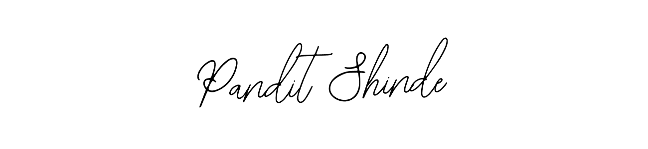 Make a beautiful signature design for name Pandit Shinde. With this signature (Bearetta-2O07w) style, you can create a handwritten signature for free. Pandit Shinde signature style 12 images and pictures png