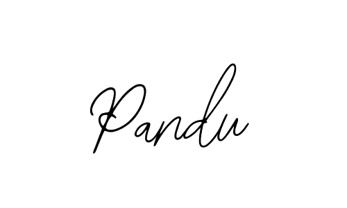 Design your own signature with our free online signature maker. With this signature software, you can create a handwritten (Bearetta-2O07w) signature for name Pandu. Pandu signature style 12 images and pictures png