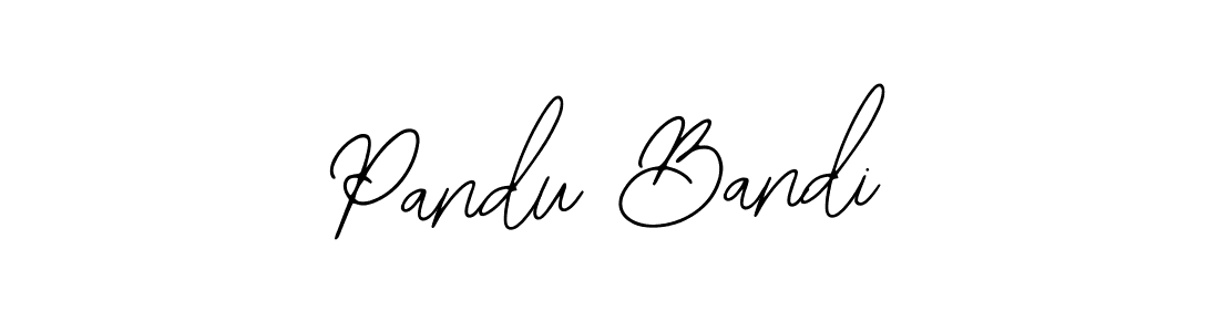 if you are searching for the best signature style for your name Pandu Bandi. so please give up your signature search. here we have designed multiple signature styles  using Bearetta-2O07w. Pandu Bandi signature style 12 images and pictures png