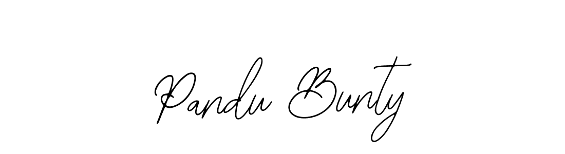 Make a beautiful signature design for name Pandu Bunty. With this signature (Bearetta-2O07w) style, you can create a handwritten signature for free. Pandu Bunty signature style 12 images and pictures png