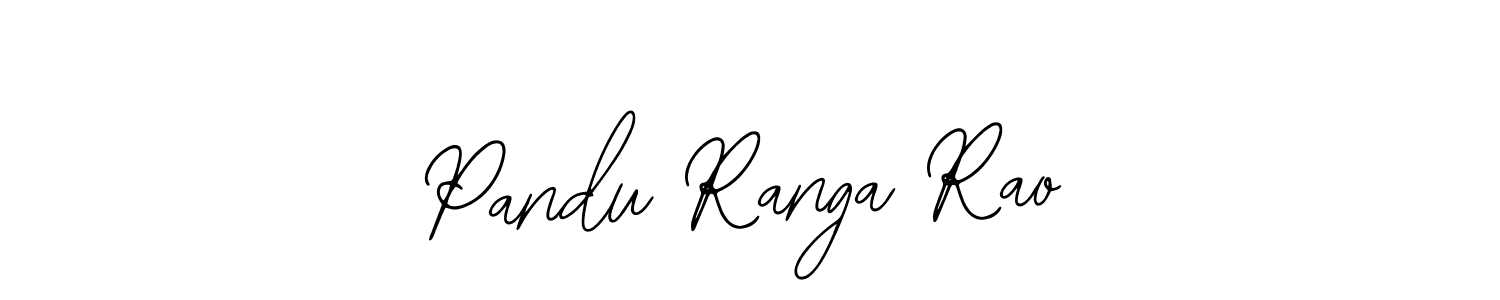 You should practise on your own different ways (Bearetta-2O07w) to write your name (Pandu Ranga Rao) in signature. don't let someone else do it for you. Pandu Ranga Rao signature style 12 images and pictures png