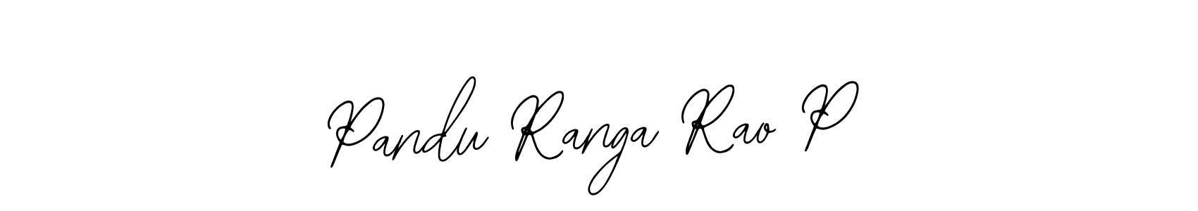 Also we have Pandu Ranga Rao P name is the best signature style. Create professional handwritten signature collection using Bearetta-2O07w autograph style. Pandu Ranga Rao P signature style 12 images and pictures png