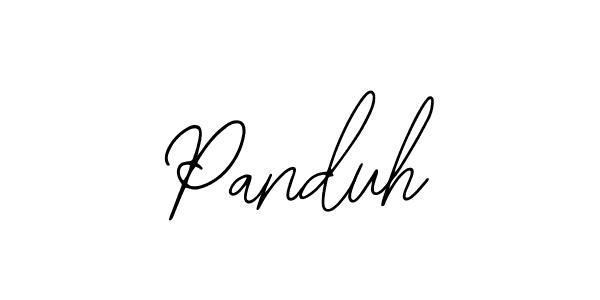 Panduh stylish signature style. Best Handwritten Sign (Bearetta-2O07w) for my name. Handwritten Signature Collection Ideas for my name Panduh. Panduh signature style 12 images and pictures png