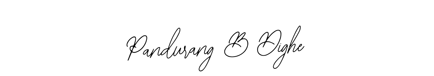 Similarly Bearetta-2O07w is the best handwritten signature design. Signature creator online .You can use it as an online autograph creator for name Pandurang B Dighe. Pandurang B Dighe signature style 12 images and pictures png