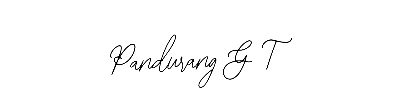Also we have Pandurang G T name is the best signature style. Create professional handwritten signature collection using Bearetta-2O07w autograph style. Pandurang G T signature style 12 images and pictures png