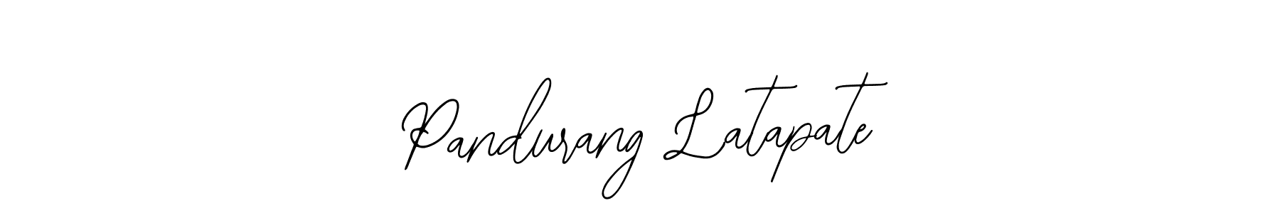 Also You can easily find your signature by using the search form. We will create Pandurang Latapate name handwritten signature images for you free of cost using Bearetta-2O07w sign style. Pandurang Latapate signature style 12 images and pictures png