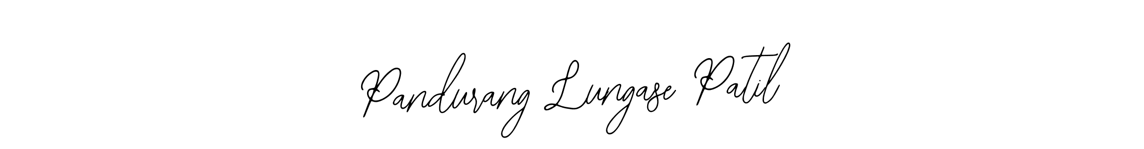 How to make Pandurang Lungase Patil name signature. Use Bearetta-2O07w style for creating short signs online. This is the latest handwritten sign. Pandurang Lungase Patil signature style 12 images and pictures png