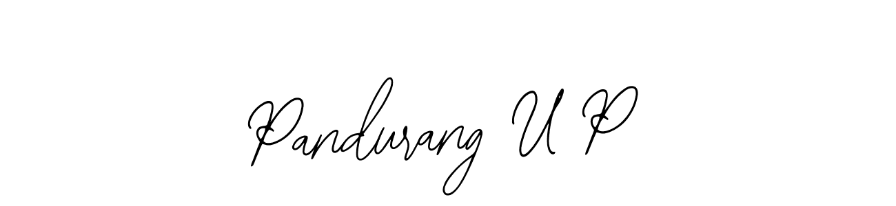 Here are the top 10 professional signature styles for the name Pandurang U P. These are the best autograph styles you can use for your name. Pandurang U P signature style 12 images and pictures png