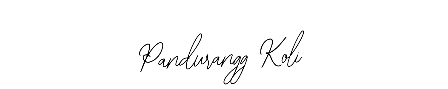 Pandurangg Koli stylish signature style. Best Handwritten Sign (Bearetta-2O07w) for my name. Handwritten Signature Collection Ideas for my name Pandurangg Koli. Pandurangg Koli signature style 12 images and pictures png