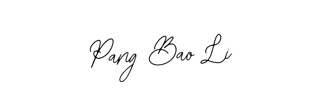 How to make Pang Bao Li signature? Bearetta-2O07w is a professional autograph style. Create handwritten signature for Pang Bao Li name. Pang Bao Li signature style 12 images and pictures png