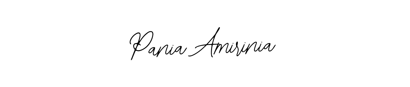 Create a beautiful signature design for name Pania Amirinia. With this signature (Bearetta-2O07w) fonts, you can make a handwritten signature for free. Pania Amirinia signature style 12 images and pictures png