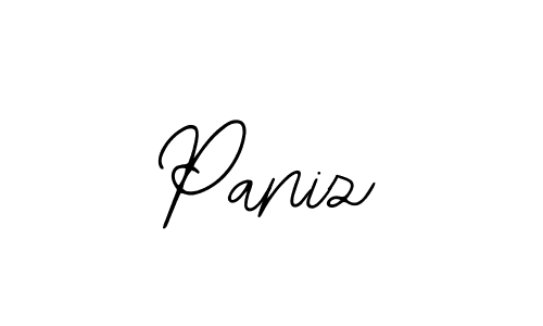 How to make Paniz signature? Bearetta-2O07w is a professional autograph style. Create handwritten signature for Paniz name. Paniz signature style 12 images and pictures png