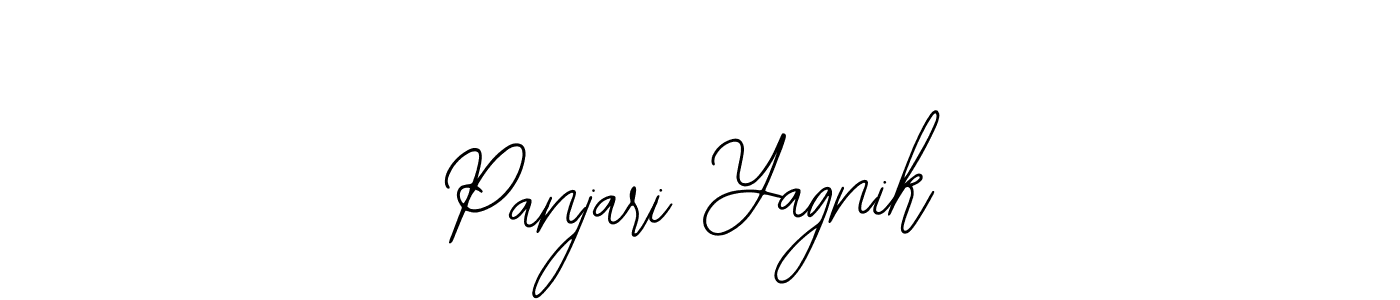 Use a signature maker to create a handwritten signature online. With this signature software, you can design (Bearetta-2O07w) your own signature for name Panjari Yagnik. Panjari Yagnik signature style 12 images and pictures png