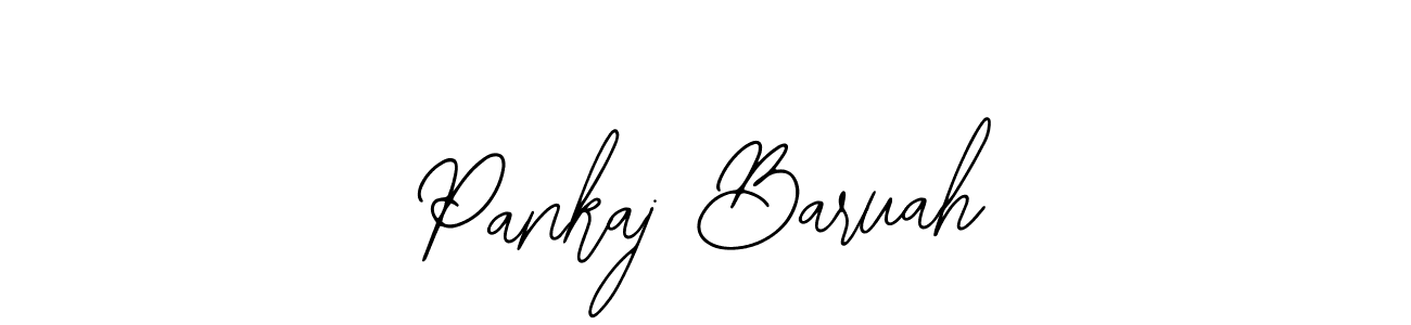 You should practise on your own different ways (Bearetta-2O07w) to write your name (Pankaj Baruah) in signature. don't let someone else do it for you. Pankaj Baruah signature style 12 images and pictures png