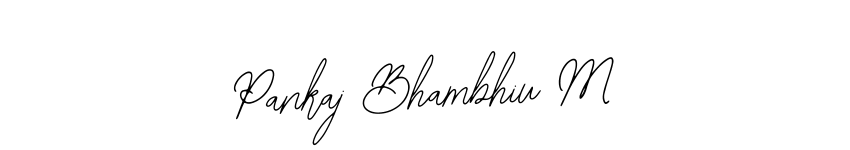 Make a beautiful signature design for name Pankaj Bhambhiu M. Use this online signature maker to create a handwritten signature for free. Pankaj Bhambhiu M signature style 12 images and pictures png