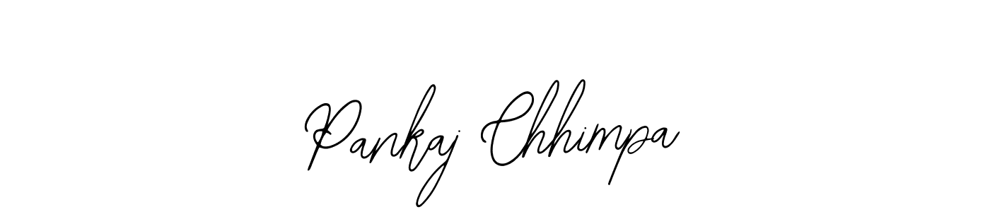 Bearetta-2O07w is a professional signature style that is perfect for those who want to add a touch of class to their signature. It is also a great choice for those who want to make their signature more unique. Get Pankaj Chhimpa name to fancy signature for free. Pankaj Chhimpa signature style 12 images and pictures png
