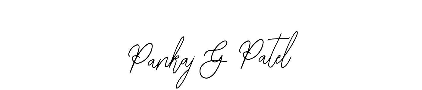 Pankaj G Patel stylish signature style. Best Handwritten Sign (Bearetta-2O07w) for my name. Handwritten Signature Collection Ideas for my name Pankaj G Patel. Pankaj G Patel signature style 12 images and pictures png