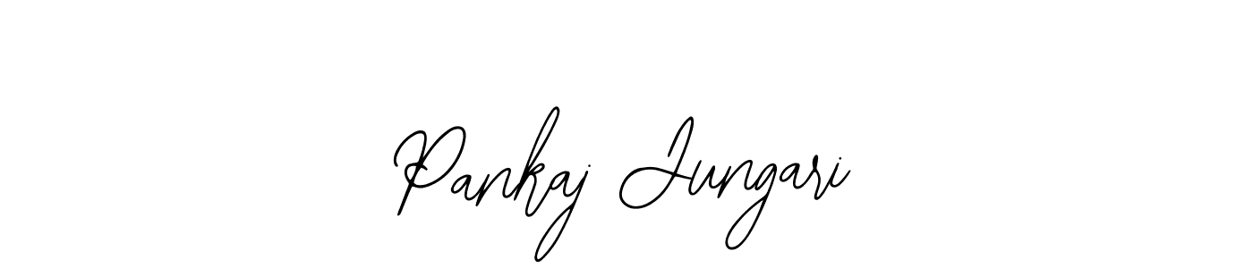How to make Pankaj Jungari name signature. Use Bearetta-2O07w style for creating short signs online. This is the latest handwritten sign. Pankaj Jungari signature style 12 images and pictures png