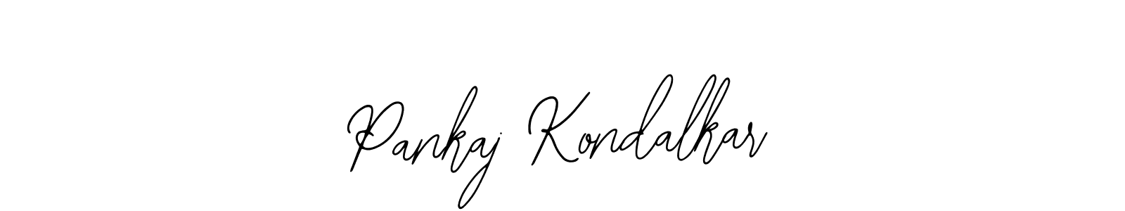 How to make Pankaj Kondalkar name signature. Use Bearetta-2O07w style for creating short signs online. This is the latest handwritten sign. Pankaj Kondalkar signature style 12 images and pictures png