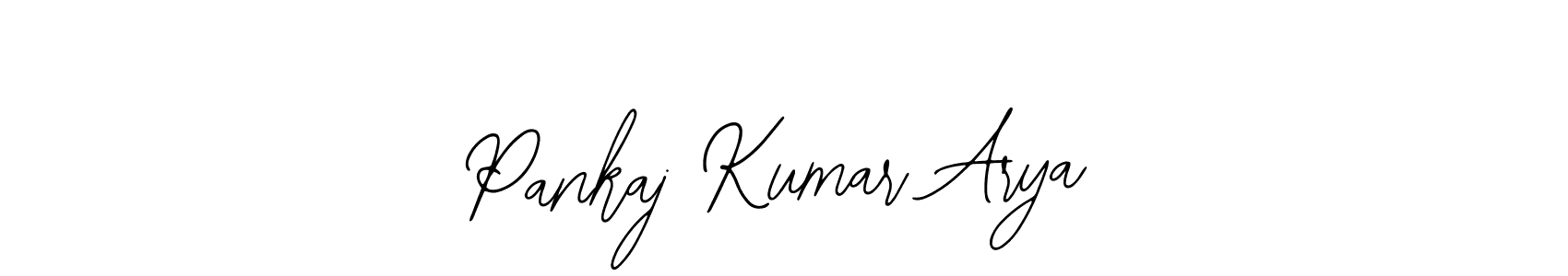 Use a signature maker to create a handwritten signature online. With this signature software, you can design (Bearetta-2O07w) your own signature for name Pankaj Kumar Arya. Pankaj Kumar Arya signature style 12 images and pictures png