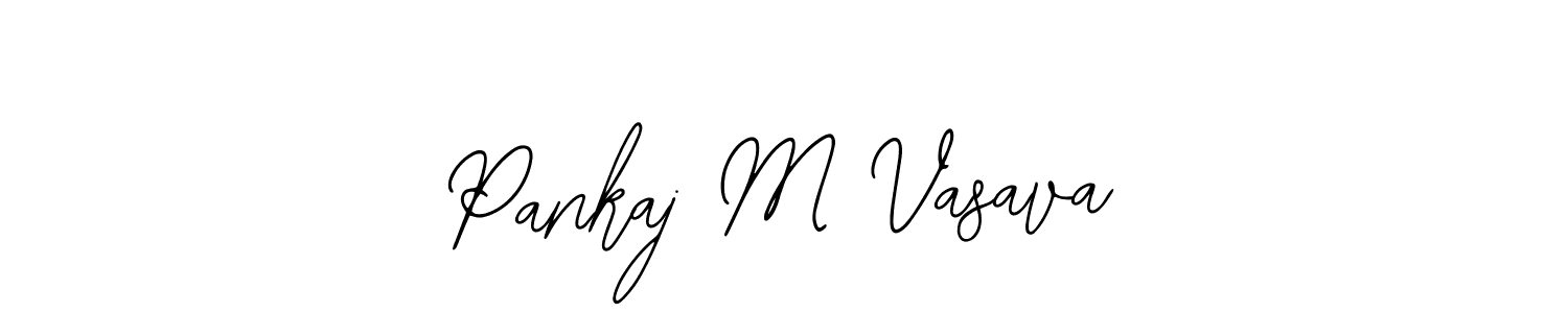 Also we have Pankaj M Vasava name is the best signature style. Create professional handwritten signature collection using Bearetta-2O07w autograph style. Pankaj M Vasava signature style 12 images and pictures png