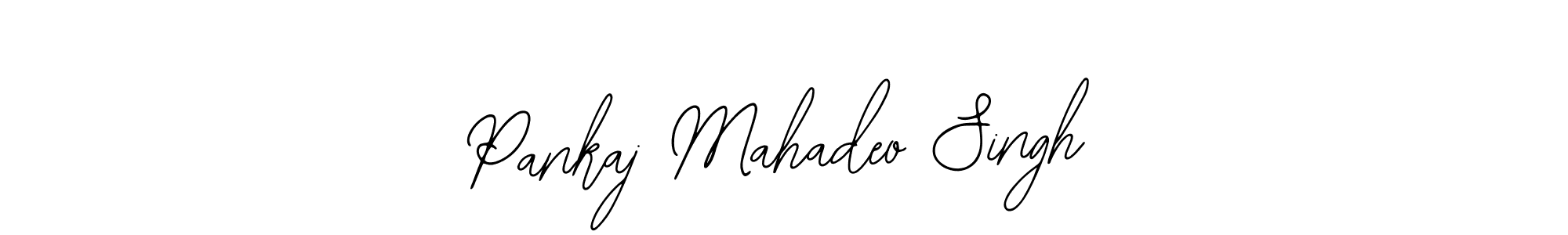 Also we have Pankaj Mahadeo Singh name is the best signature style. Create professional handwritten signature collection using Bearetta-2O07w autograph style. Pankaj Mahadeo Singh signature style 12 images and pictures png