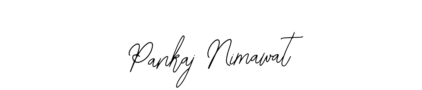 Design your own signature with our free online signature maker. With this signature software, you can create a handwritten (Bearetta-2O07w) signature for name Pankaj Nimawat. Pankaj Nimawat signature style 12 images and pictures png