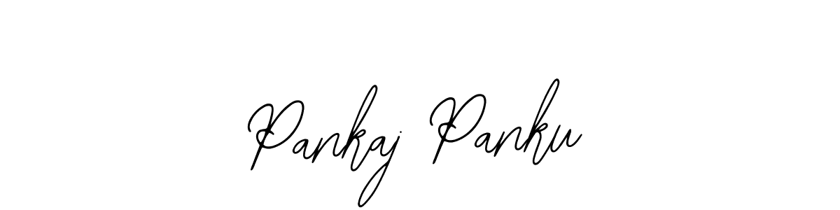 Similarly Bearetta-2O07w is the best handwritten signature design. Signature creator online .You can use it as an online autograph creator for name Pankaj Panku. Pankaj Panku signature style 12 images and pictures png