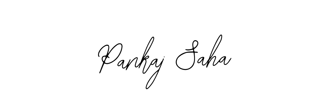 Design your own signature with our free online signature maker. With this signature software, you can create a handwritten (Bearetta-2O07w) signature for name Pankaj Saha. Pankaj Saha signature style 12 images and pictures png