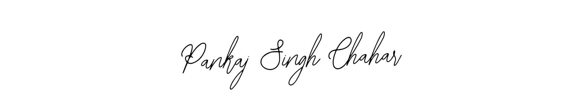 How to make Pankaj Singh Chahar signature? Bearetta-2O07w is a professional autograph style. Create handwritten signature for Pankaj Singh Chahar name. Pankaj Singh Chahar signature style 12 images and pictures png