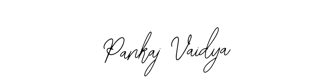 Also we have Pankaj Vaidya name is the best signature style. Create professional handwritten signature collection using Bearetta-2O07w autograph style. Pankaj Vaidya signature style 12 images and pictures png