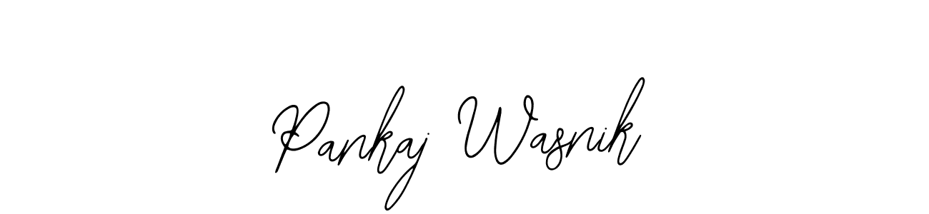 The best way (Bearetta-2O07w) to make a short signature is to pick only two or three words in your name. The name Pankaj Wasnik include a total of six letters. For converting this name. Pankaj Wasnik signature style 12 images and pictures png